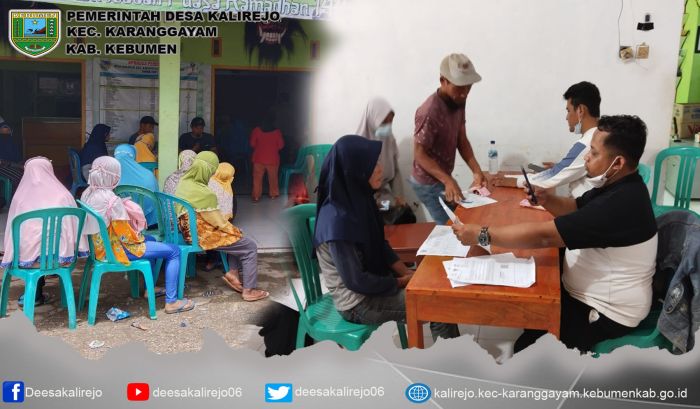 258 KPM  Bansos Program Sembako  di Terima Masyarakat Tunai