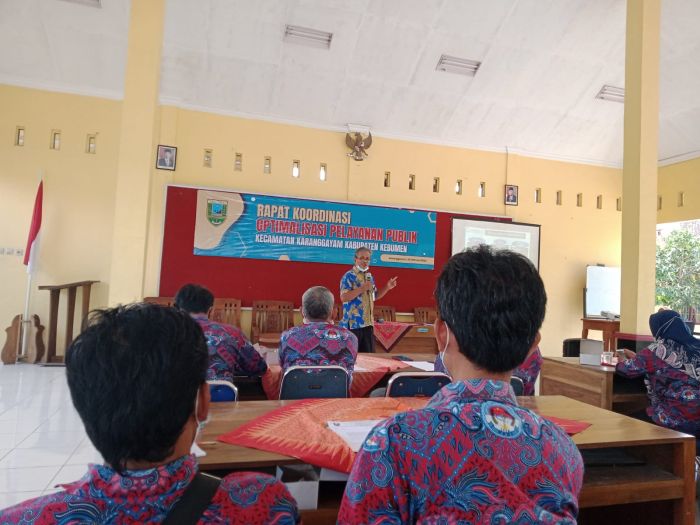 Rapat Koordinasi Pelayanan Publik, Pemerintah Desa Se Kecamatan Karanggayam 01