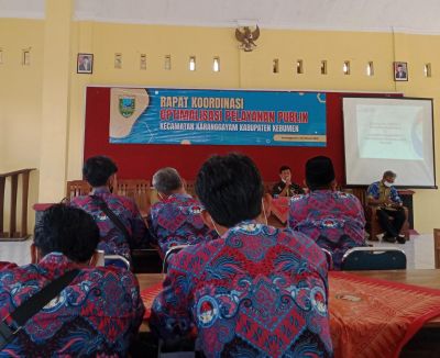 Rapat Koordinasi Pelayanan Publik, Pemerintah Desa Se Kecamatan Karanggayam